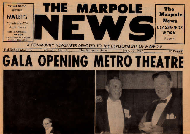 Metro Theatre Opening `962